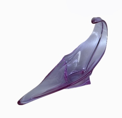 Alexandrite Glass centre piece possibly Miroslav Klinger ZBS 1960