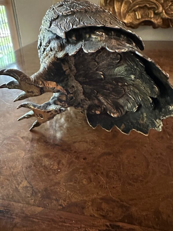Italian Silver Table Owl