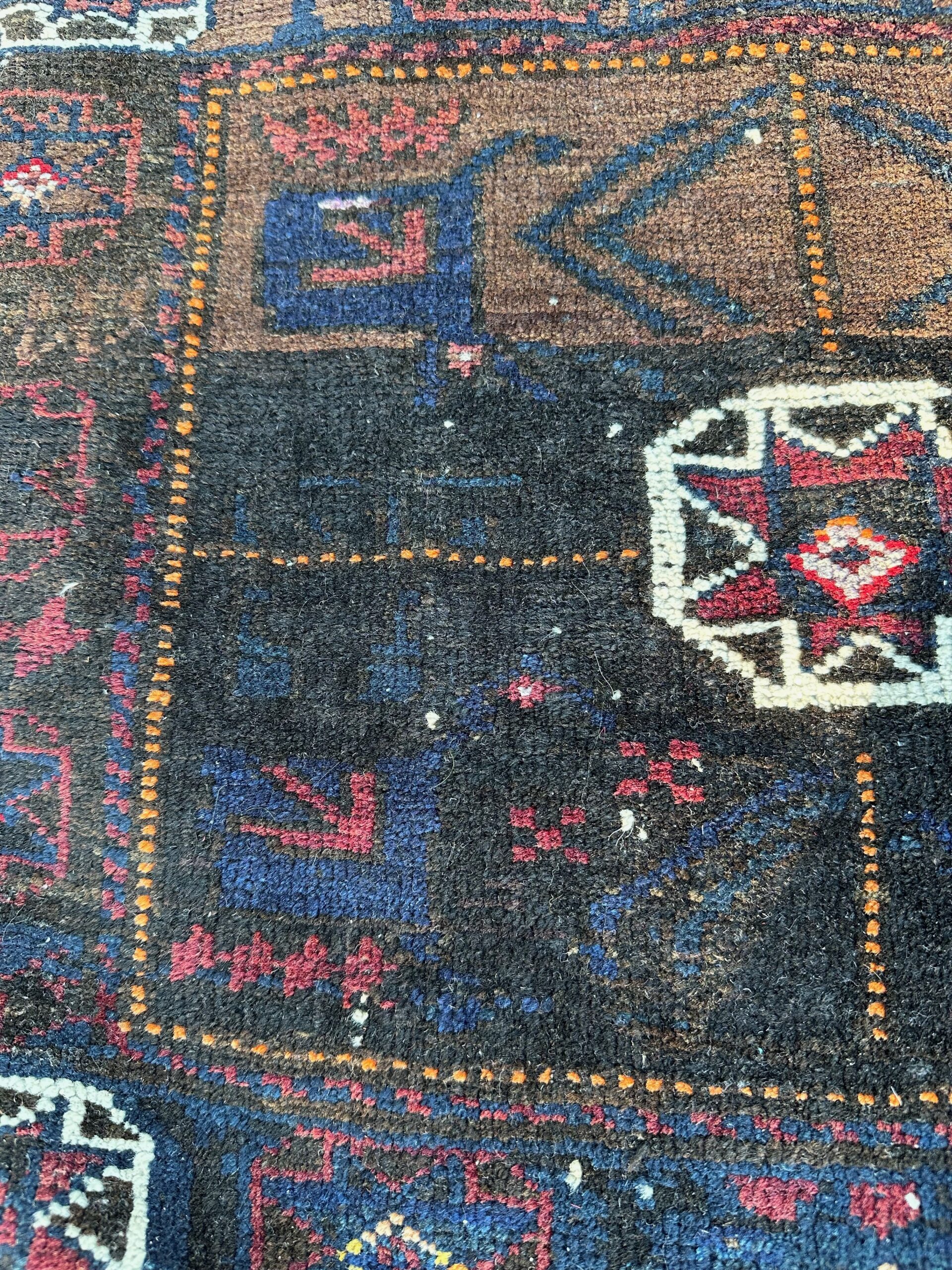 Antique Persian Baluch Saddlebag - Image 2