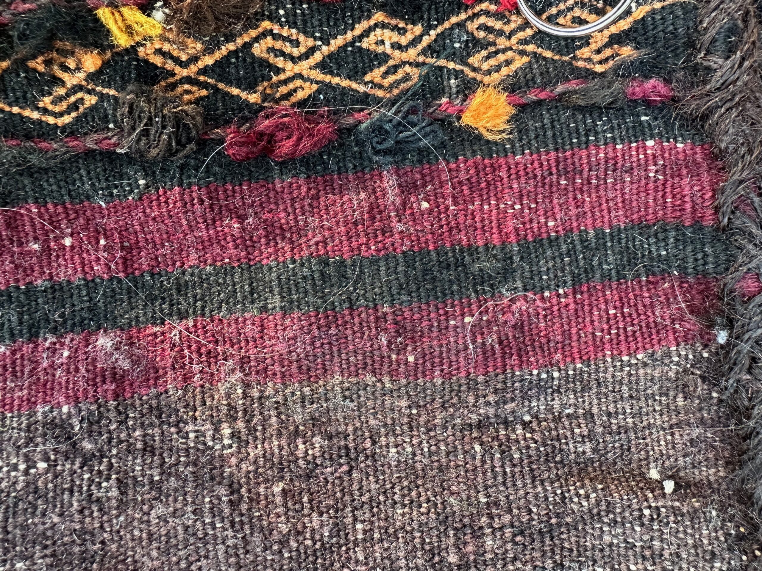 Antique Persian Baluch Saddlebag - Image 4
